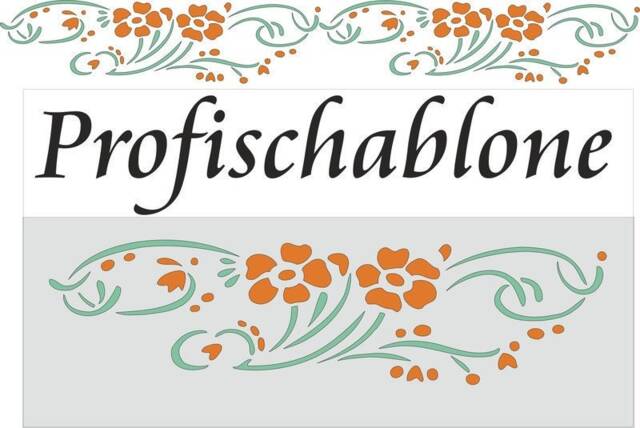Template, Stencils, Painter's Template, Flower Border, Borders, Wall Frieze, Decorative Decor, Stencils - Bouquet Of Flowers