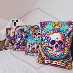 Spill The Tea Tarot Card Cushion Sassy Souls Home Decor - thumbnail 2