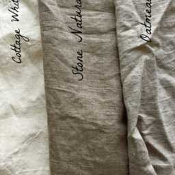 Ruffle Pillow Shams & Body Pillows in Washed Linen - Performance Linen Textured-Velvet - thumbnail 3