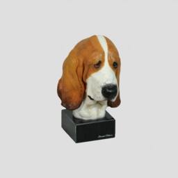 Basset Hound, Dog Marble Statue, Painted, Limited Edition, Make Your Own Artdog - thumbnail 2