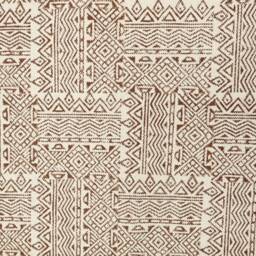 Handwoven Cotton Runner Rug Beige & Black, Bohemian Hallway Carpet - thumbnail 4