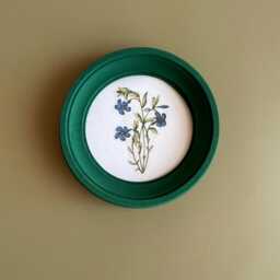 Green Wooden Frame, Round Frame, Circular Frame, Wall Circular Frame, Vintage Frame, Natural Picture Frames - thumbnail 4