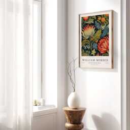 William Morris Print, Art, Exhibition Poster, Botanical Gifts, Floral Decor, Art Wall - thumbnail 3