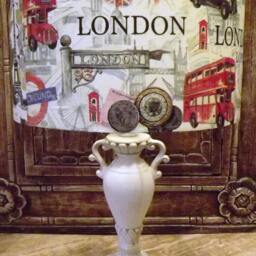London Taxi Lampshade Shabby Chic Lamp Shade, Vintage, Underground, Bus, Scrapbooking Free Gift - thumbnail 4
