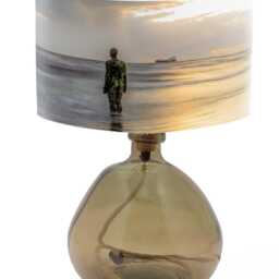 Crosby Beach Lampshade Liverpool Coastal Art, Modern Lighting - thumbnail 3