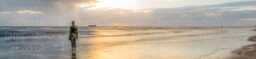 Crosby Beach Lampshade Liverpool Coastal Art, Modern Lighting - thumbnail 2