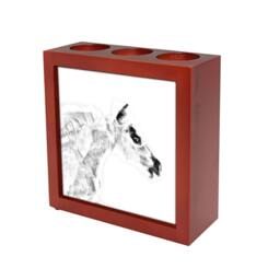 Falabella - Wooden Stand For Candles/Pens With The Image Of A Horse New Collection - thumbnail 1