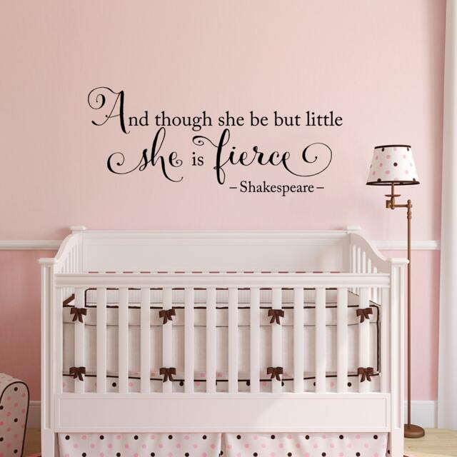 She Is Fierce Wall Decal Girl Nursery Decor - image 1