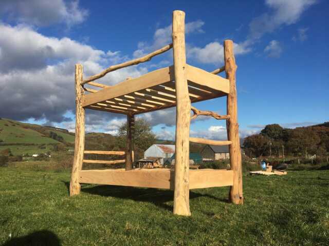 Rustic Bunk Bed With Storage Drawers - Handmade Wooden Frame For Cozy Spaces