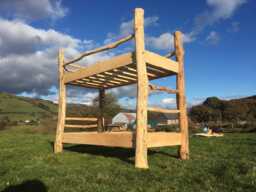 Rustic Bunk Bed With Storage Drawers - Handmade Wooden Frame For Cozy Spaces