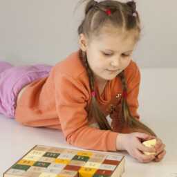 Ukrainian Alphabet Wooden Cubes, Educational Beech Wood Blocks, Back To School Gift - thumbnail 4