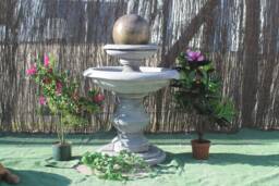 stone Garden Regis Ball Fountain Water Feature Ornament