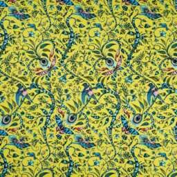 Clarke & Cotton Satin Cushion Cover Lime, Blue, Pink - 16x16 - thumbnail 3