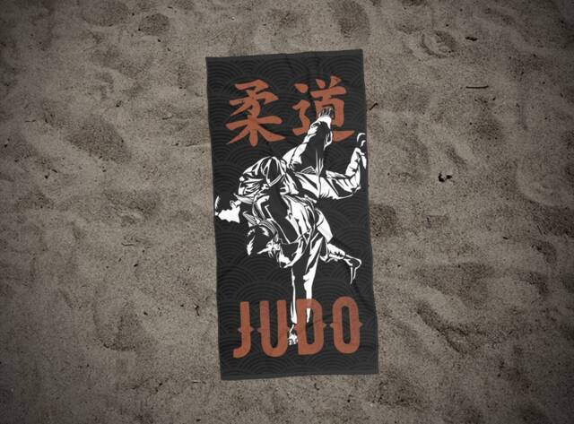 Judo Beach Towel Soft Cotton-Blend, Dojo Or