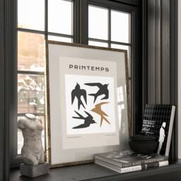 Abstract Print, Contemporary Art , Wall Home Decor Bedroom Minimal Neutral Beige, A5, A4, A3, A3+, A2 - thumbnail 3