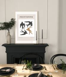 Abstract Print, Contemporary Art , Wall Home Decor Bedroom Minimal Neutral Beige, A5, A4, A3, A3+, A2 - thumbnail 1