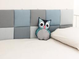 Children's Headboard, Bed Wall Padding For Kids Teens, Bedroom Decor, Upholstered Panels, Soft Coating Music Room & Playroom
