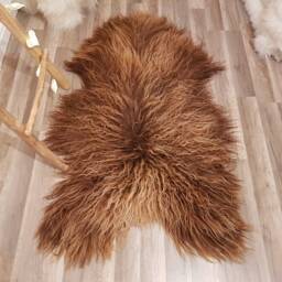 Curly Sheepskin Natural Rugs Amazing Sheep Skin Leather Decorative Rug Comfy Area Carpet Throw Dyed - thumbnail 2
