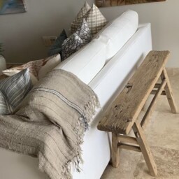 Rustic Wooden Bench , Narrow Side Table, Bedside Hallway, Foyer, Entryway With Storage - thumbnail 4