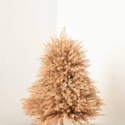Pampas Christmas Tree, Fluffy Natural Pampas Xmas Decoration - thumbnail 2