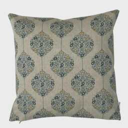 Botanical Print Cushion Cover Boho Farmhouse Decor, Handmade in UK - thumbnail 3
