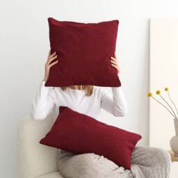 Dark Blue Soft Linen Throw Pillow Cover, Cozy High Quality Case, Any Size Comfy Cushion Unique Home Decor, 55x55 - thumbnail 3