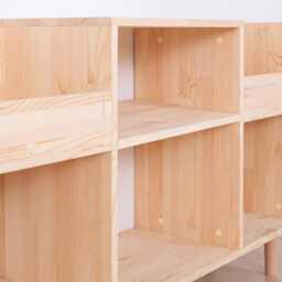 Record Storage, Unit Handmade From Solid Pinewood - Vinylplate - thumbnail 3