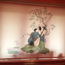 Lady Playing The Lute Photo Printed Custom Made Window - Ethnic-172 Roller Blind - thumbnail 2