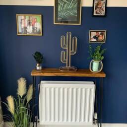 Scaffold Board Console/Hallway Table With 86cm Hairpin Legs - Up To 100cm, Shelve - thumbnail 3