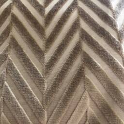 Regent Velvet Herringbone in Terracotta, Or Champagne Teak-One Pillow - thumbnail 2