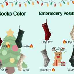 Knit Christmas Stocking - Custom Embroidery - Traditional Holiday Mantel Decor - thumbnail 3