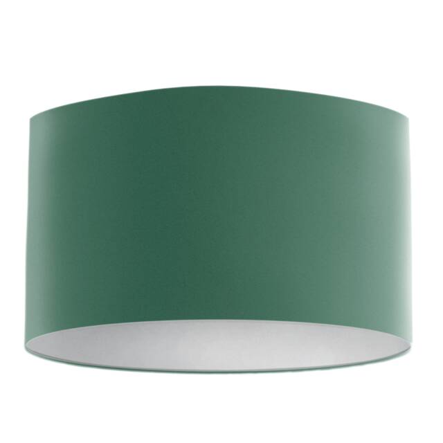 Velvet Lampshade - Teal With White Lining, Handmade Lampshades, Table Lamp Shade, Green - image 1