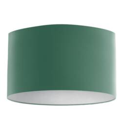 Velvet Lampshade - Teal With White Lining, Handmade Lampshades, Table Lamp Shade, Green - thumbnail 1
