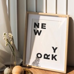 New York Travel Print, Minimalist Poster, Typography Usa Black White Art, Nyc Print Art - thumbnail 3