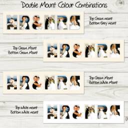 Mr & Mrs Photo Frame Word Name Special Gift Wedding Day 56Cc By Photos in A Word - thumbnail 2