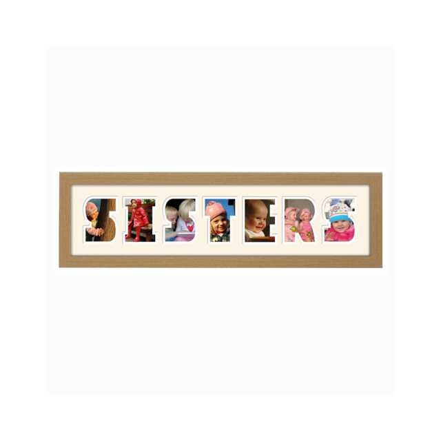 Sisters Photo Frame Word Name Special Gift - 1275 By Photos in A Word - image 1