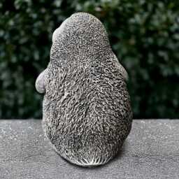 Large Penguin Statue Stone Figurine Cement Bird Sculpture Penguin Lover Gift Front Door Decoration Yard Art Handmade - thumbnail 4