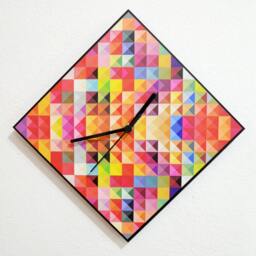 Hipster Triangle Pattern - Wall Clock - thumbnail 3