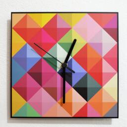 Hipster Triangle Pattern - Wall Clock - thumbnail 2