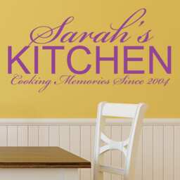 Personalised Kitchen Wall Sticker Cooking Memories Vinyl Decal Transfer Dining Room Cafe Name - thumbnail 3