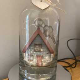 New Home Light Up Bottle, Bottle Lamp With Gift Messaging Service & Bag - thumbnail 2