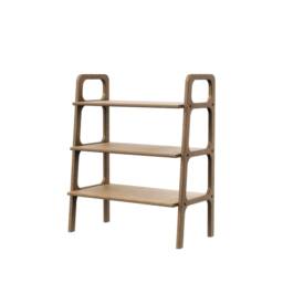 Mid Century Style Bookcase, Minimalist Century Modern Bookcase, Custom Walnut Home Office - thumbnail 4