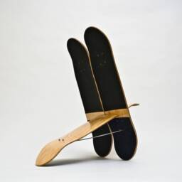 Skateboard Chair Stool Limited Edition For Interior Decoration Gift Skateboarders Hocker Stuhl - thumbnail 2