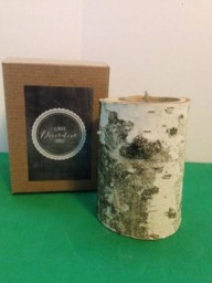 1 Pc. Birch Or Oak Holders, Tea Lights Scented Froser Fir Candles - thumbnail 2