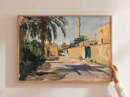 Baghdad Travel Poster Iraqi Wall Art, Middle East Decor - thumbnail 1