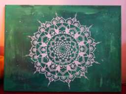 Mandala Art, Mandala, Spiritual Home Decor, Zen, Meditation Room - thumbnail 1