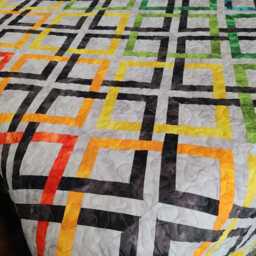 Throw Quilt Kit, Pot Of Gold, Throw, Misty, Clothworks, The Fabric Addict - thumbnail 3