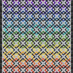 Throw Quilt Kit, Pot Of Gold, Throw, Misty, Clothworks, The Fabric Addict - thumbnail 2