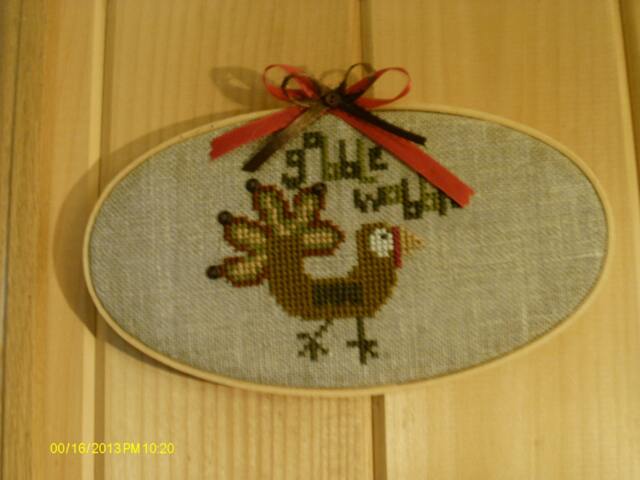 The Happy Gobbler Wobbler Wall Hanging - image 1