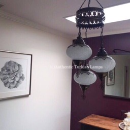 Chandelier Lamp, Light, Moroccan Light, Moroccan Lighting, Turkish Light, Moroccan Lamp, Moroccan Pendant, Moroccan Lantern - thumbnail 4